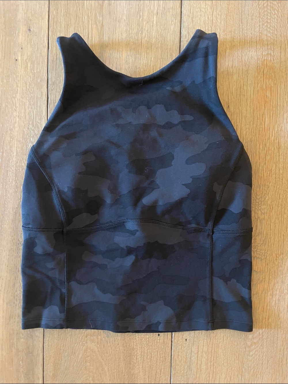 Lululemon Heritage 365 Camo Deep Coal Multi Crop Top- size 4
